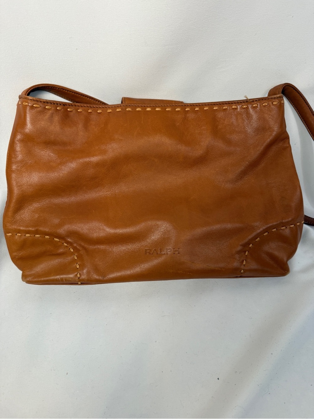 Vintage Ralph Lauren Leather Shoulder Bag - Picture 9 of 9